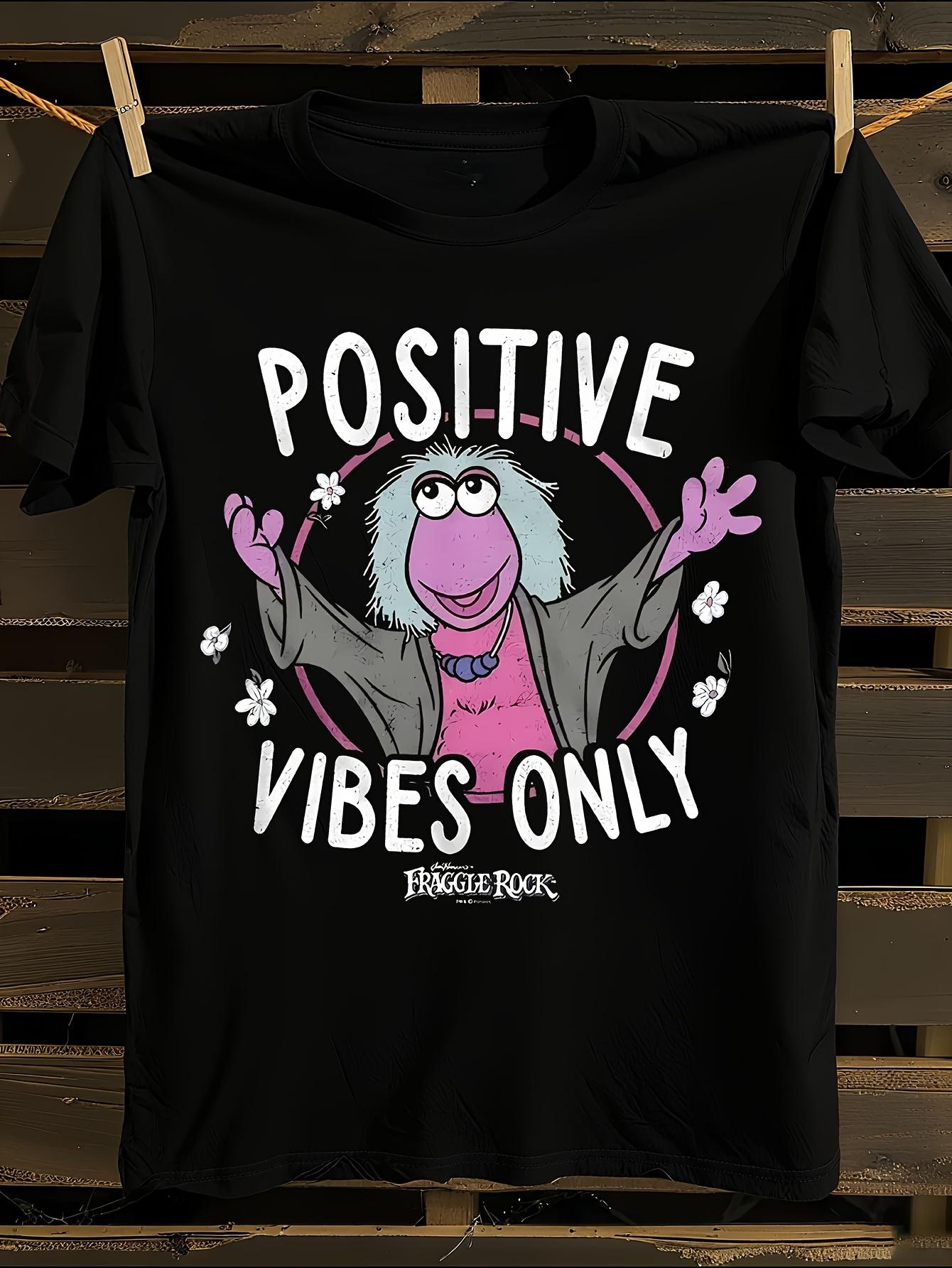 Fraggle Rock Positive Vibes Only T-shirt L