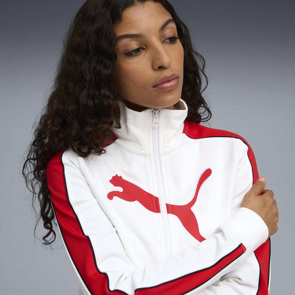 Puma Archive Slim Cropped Sports Comfort Stand Collar Long Sleeve Jacket Women Jacket 63405202