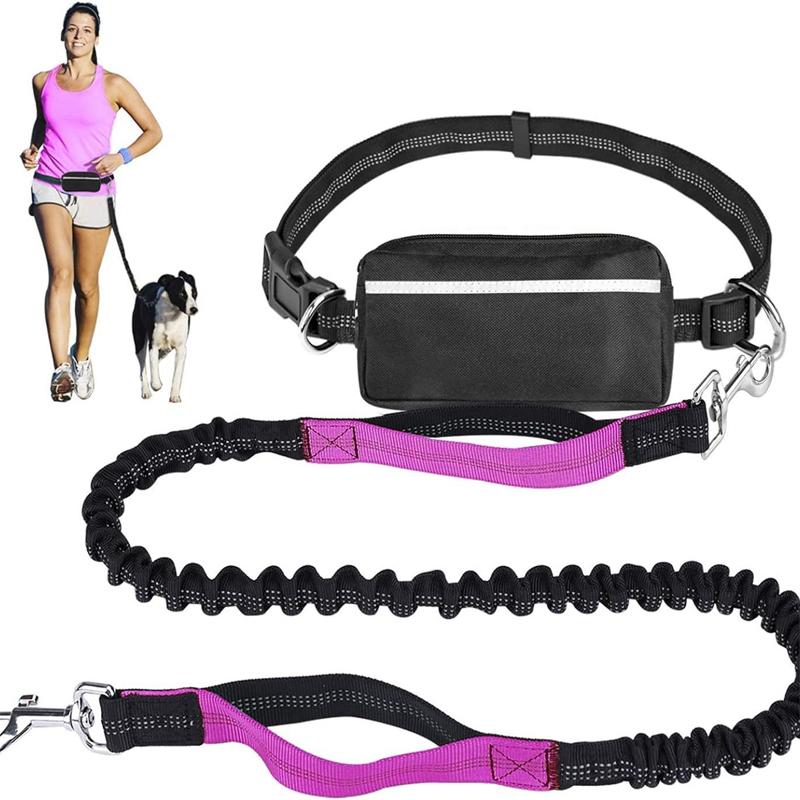 Multifunctional Sports Waist Bag Extended and Thickened Leash for dog walking and dog leash pet running leash with waist bag