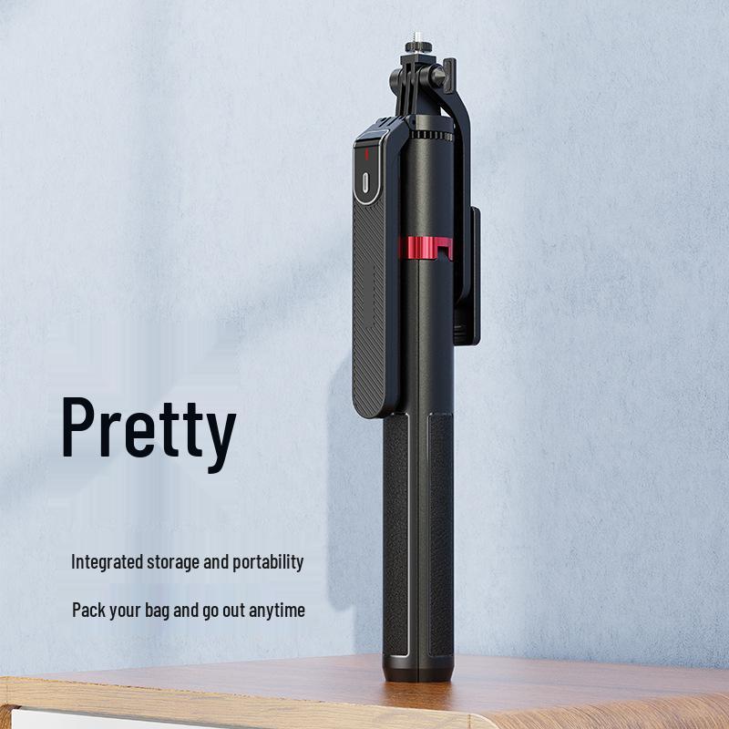 P185MAX Aluminum Bluetooth Selfie Stick & Stabilizer with Four Legs & Remote Control