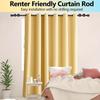 2026 Adjustable No-Drill Curtain Rod (32-64 inches) for Windows