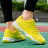 Absorção de choque do casal anti-skid resistente ao desgaste moda ao ar livre sapatos de badminton sapatos de vôlei treinamento sapatos esportivos