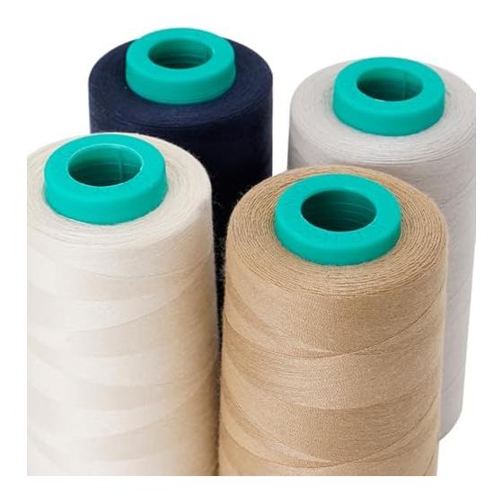 Sewing Thread Set No. 60 Lock Sewing Thread 3000Y Roll X 4 Pieces Patchwork Thread Quilting Industrial Thread Household Thread Regular Fabric Plenty