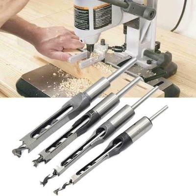 Langlebige Bohrer, quadratisches Loch-Set, Werkzeuge, Holzbearbeitung, 4-teilig