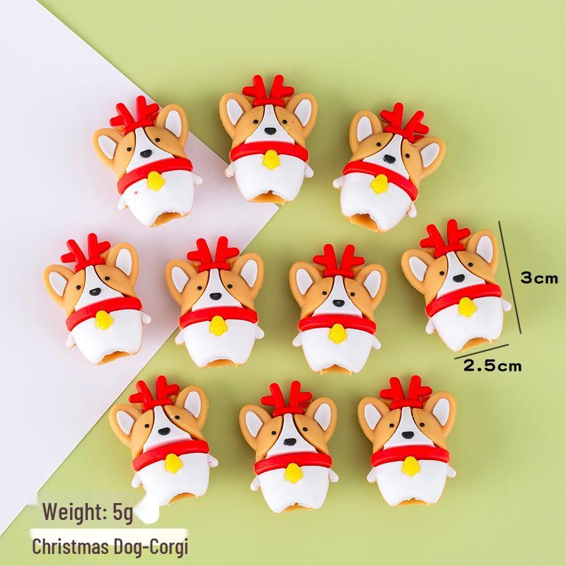 Creative 3D Cartoon Pencil Toppers - Cute Silicone Pen Caps for Halloween & Christmas Decorations