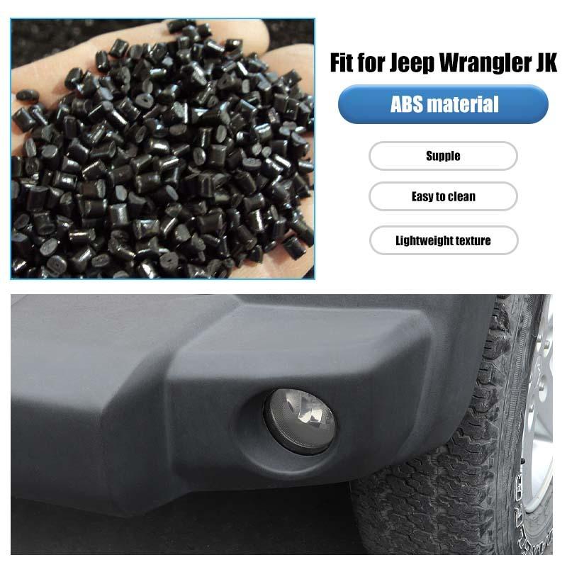Dekorativní kryt předního mlhového světla ozdobná lišta kryt mlhového světla Vhodné pro Jeep Wrangler JK /Jeep Compass 2008-2010 /Jeep Patriot 2011-2016 Vnější příslušenství