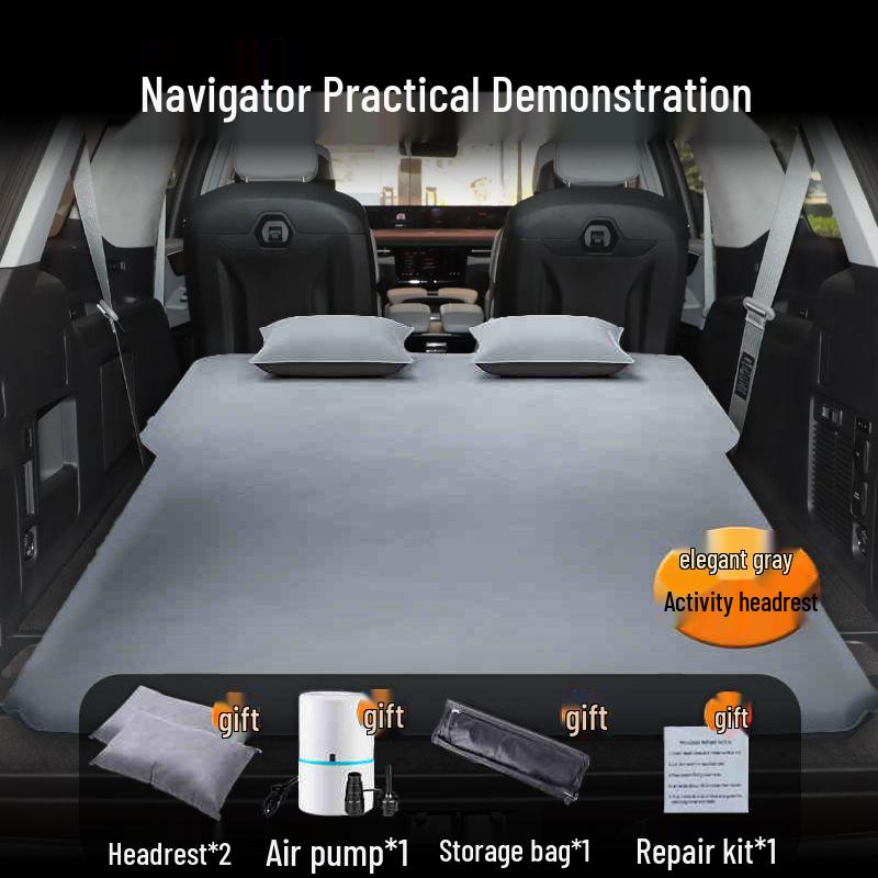 Lincoln Navigator Car Bed Mattress: Trunk Sleeping Pad - Universal, No Inflation Needed.