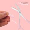 Eyebrow Trimmer Scissors with Eyebrow Comb Stainless Steel Eyelashes Eyebrow Beauty Scissors Novice Trimming Scissors