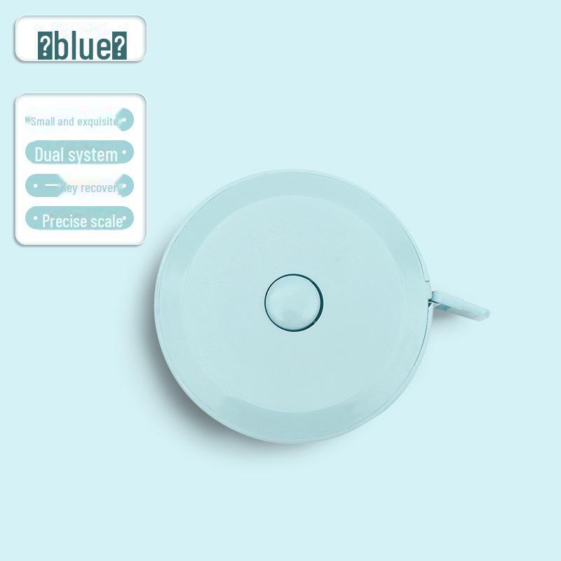 Portable Mini Macaron Tape Measure: Soft Leather Ruler for Household, Clothes, and Waist Measurements.