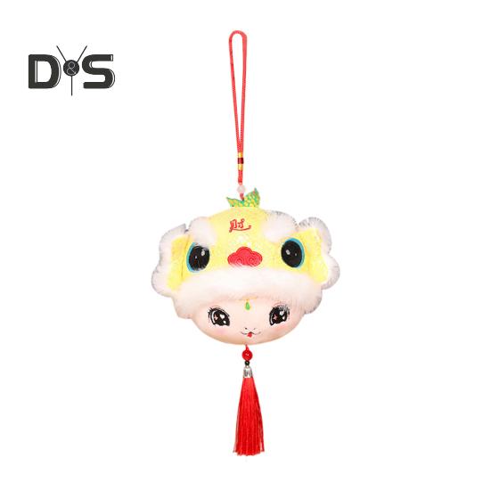 Schlangen-Plüsch-Anhänger „Jahr der Schlange“, Cartoon-Schlangen-Tasche, Schlüsselanhänger, Sternzeichen-Maskottchen-Puppe für das chinesische Neujahr