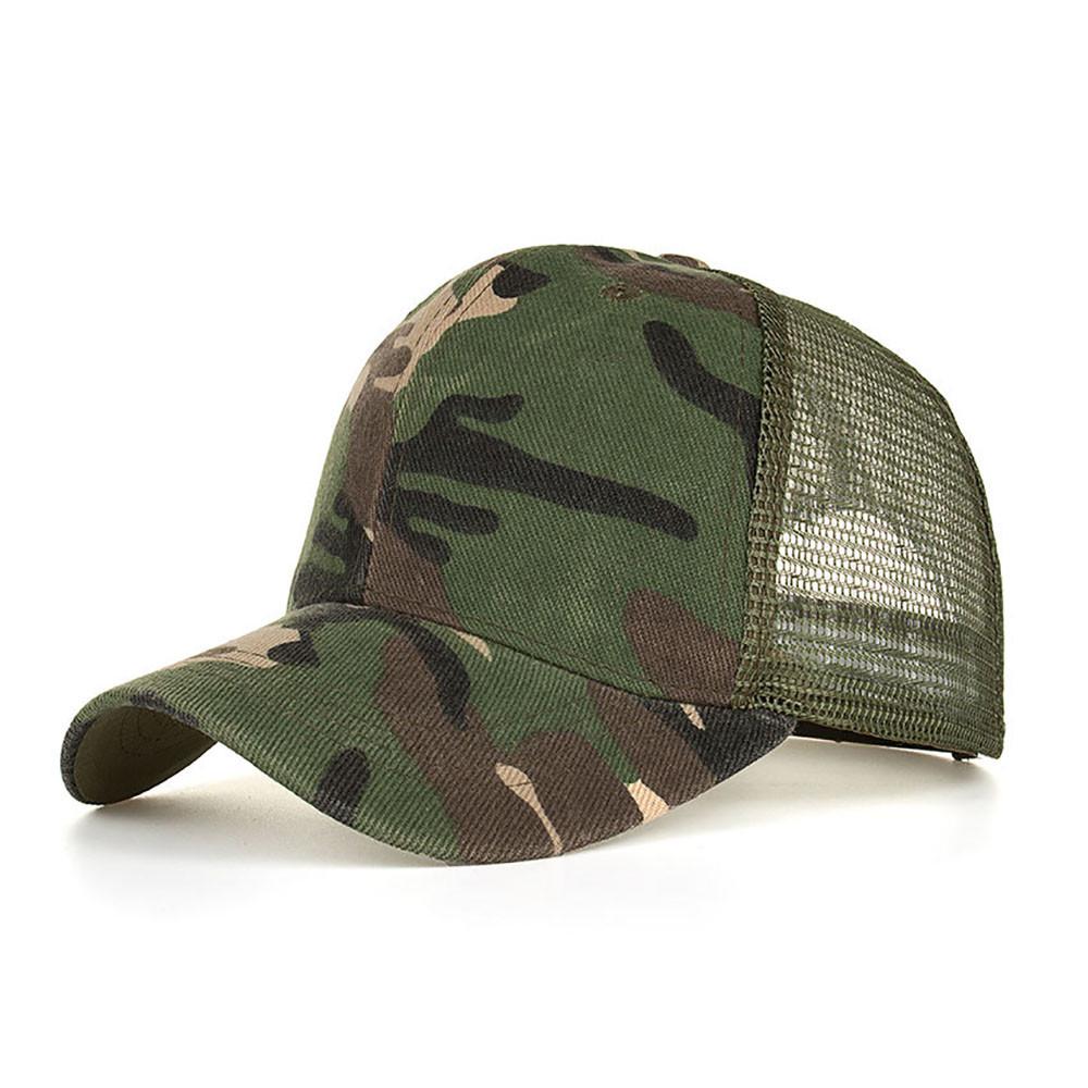 Camouflage Summer Cap Mesh Hats For Men Women Casual Hats Hip Hop Baseball Caps 