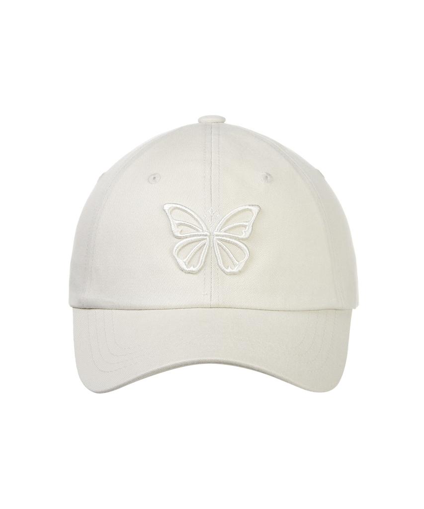 Nigaennikol Vintage Butterfly Blink Ball Cap_Beige