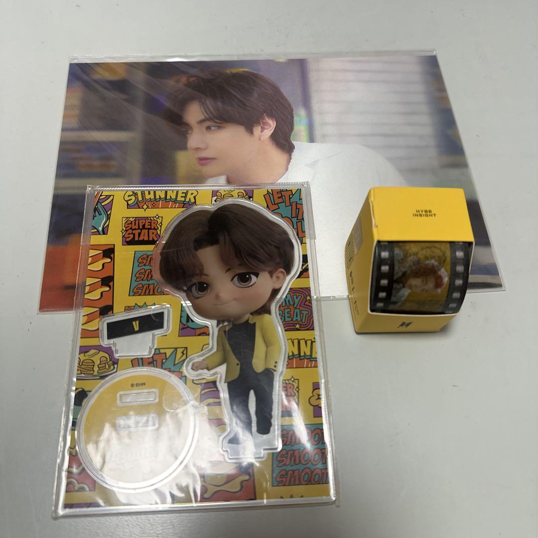

[USED] BTS V 3D photo, acrylic stand, masking tape