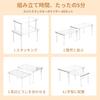 Kyodo-ya Acrylic Stand for Figure Display, Stage Collection, Tiered Display, Cosmetics, Cookware, and Condiment Storage Rack (Large + Small)