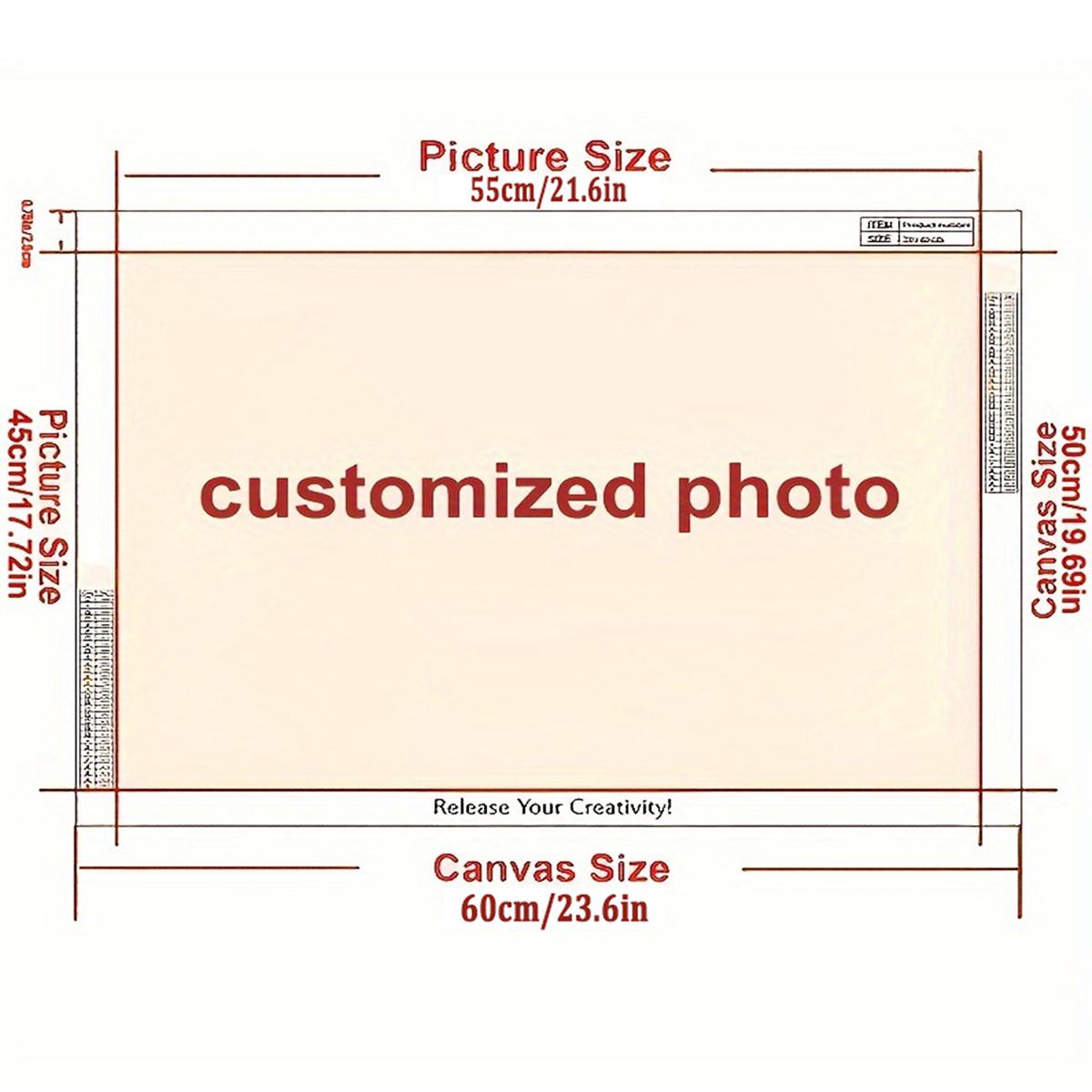 

Большие индивидуальные наборы для алмазной живописи, полная дрель для взрослых, персонализированные фотографии для вашей семьи, детей, кошек, собак, индивидуальные алмазные краски 50x60