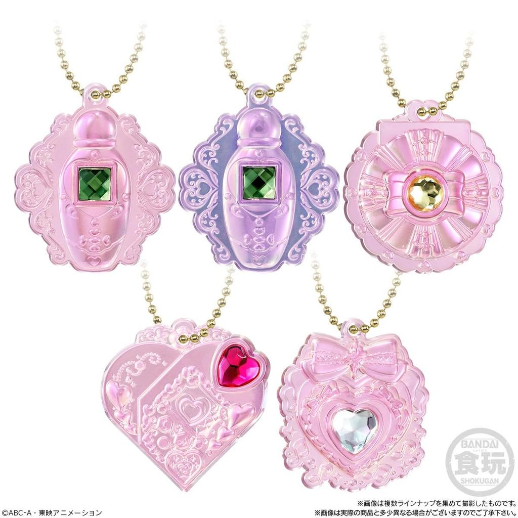 Bandai PreCure All Stars Sekretny Amulet Biżuteryjny 2, Pudełko 12 sztuk, Słodycze-zabawki