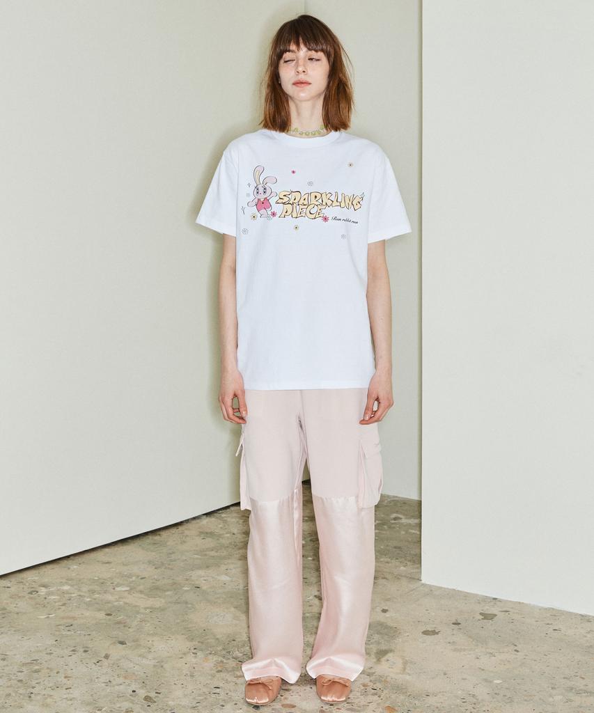 Seupakeullingpiseu Diana Glossy Cargo Pants Pink