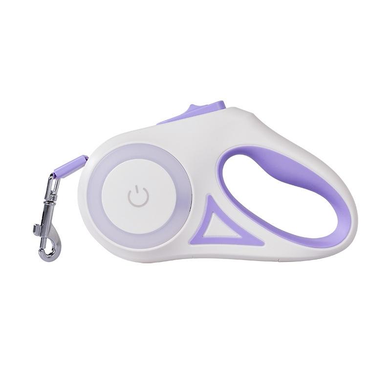 3M Dog Leash Automatic Tow Rope with Flashlight Rgb Light Durable Puppy Collar Extension Walking Running Lead Pet Supplies