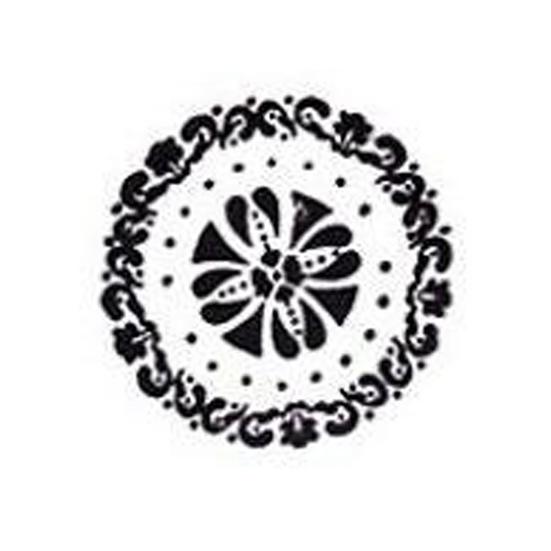 6ks inovativní razítko s širokým použitím opakovaně použitelné kompaktní razítko s květinovým vzorem pro každodenní použití