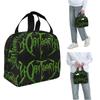 Obituary Death Metal Rock Band Music Insulated Lunch Bag for Women Children Leakproof Food Boxes Thermal Lunch Box Tote
