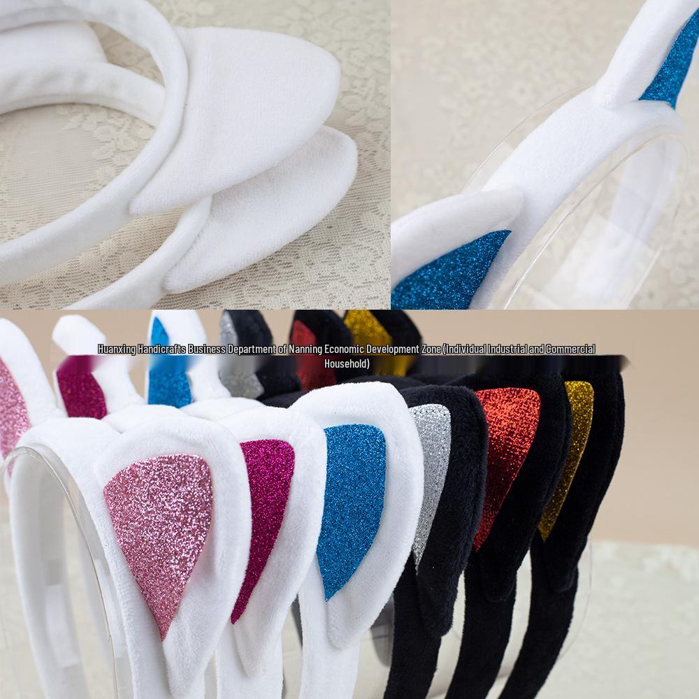 Child's Halloween Plush Cat Ear Headband