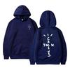 Felpa con cappuccio Cactus Jack Swag Stampa Alfabeto Felpa con cappuccio da donna Pullover casual