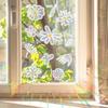 Static Glass Sticker Sun Protection UV Blocking Privacy Film with Colorful Rainbow Light Effect Glue-Free Electrostatic Reusable Window Cover