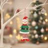 Cartoon Couple Elf Belt Christmas Tree Ornaments