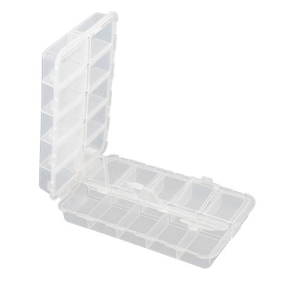 Kunststoff Angelkoffer für Aufbewahrung von Angelködern / Haken, Transparente Angelbox