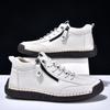 Men's Retro High-Top Casual Leather Shoes - Outdoor Style