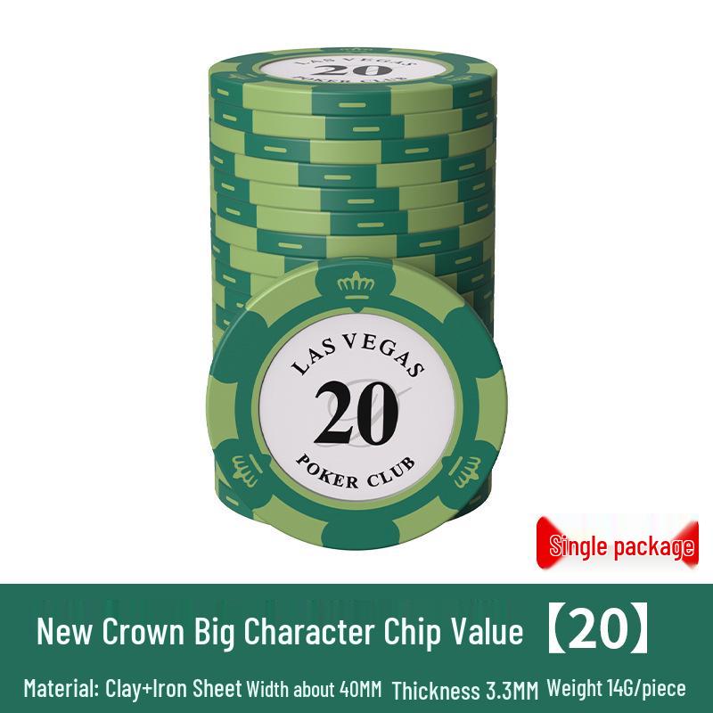 Chips Card Room Unique Mahjong & Poker Clay Chips Set
