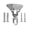 1set Ceiling Hook Set Swing Hook Stainless Steel Rotating Hook Hanging Chair Hanging Bed Fixed Plate Swing Accessories