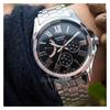 Casio Waterproof Date Display Quartz Movement Stainless Steel Strap Japanese and Korean Watch Men's Watch Black Dial MTP-E311DY-1AVDF
