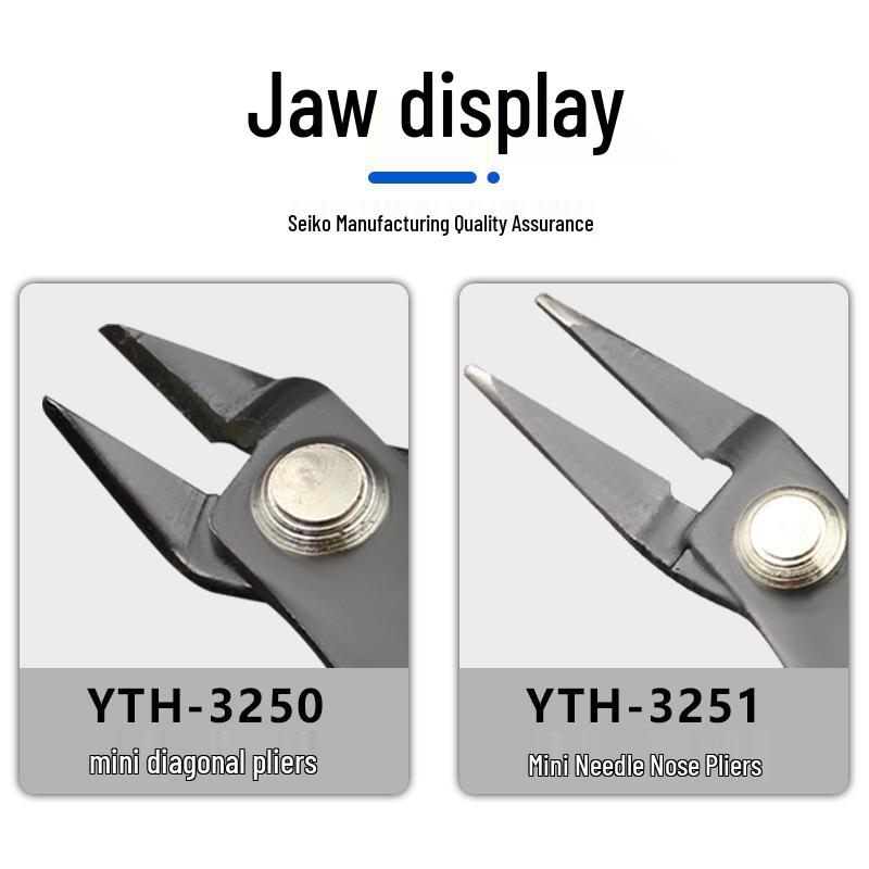 Mini Needle-Nose Pliers for Crafting and Model Assembly, 3.5 Inch