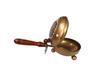 TreegoArt Iron Incense Loban Burner with Handle Dhoop Dhuni Burner for Home Office Temple Prayer - 6 Inches Length