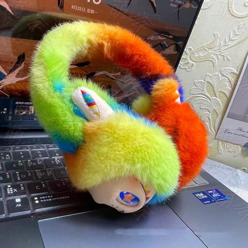 

Cartoon Winter Warm Earmuffs for Children Girls Plush Thick Soft Ear Cover Ear Protection Warmth Ear Muffs for Women Kids