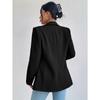 Autumn and Winter Women's Suit Jacket Solid Color Lapel Suit Temperament Commuter Jacket Tops