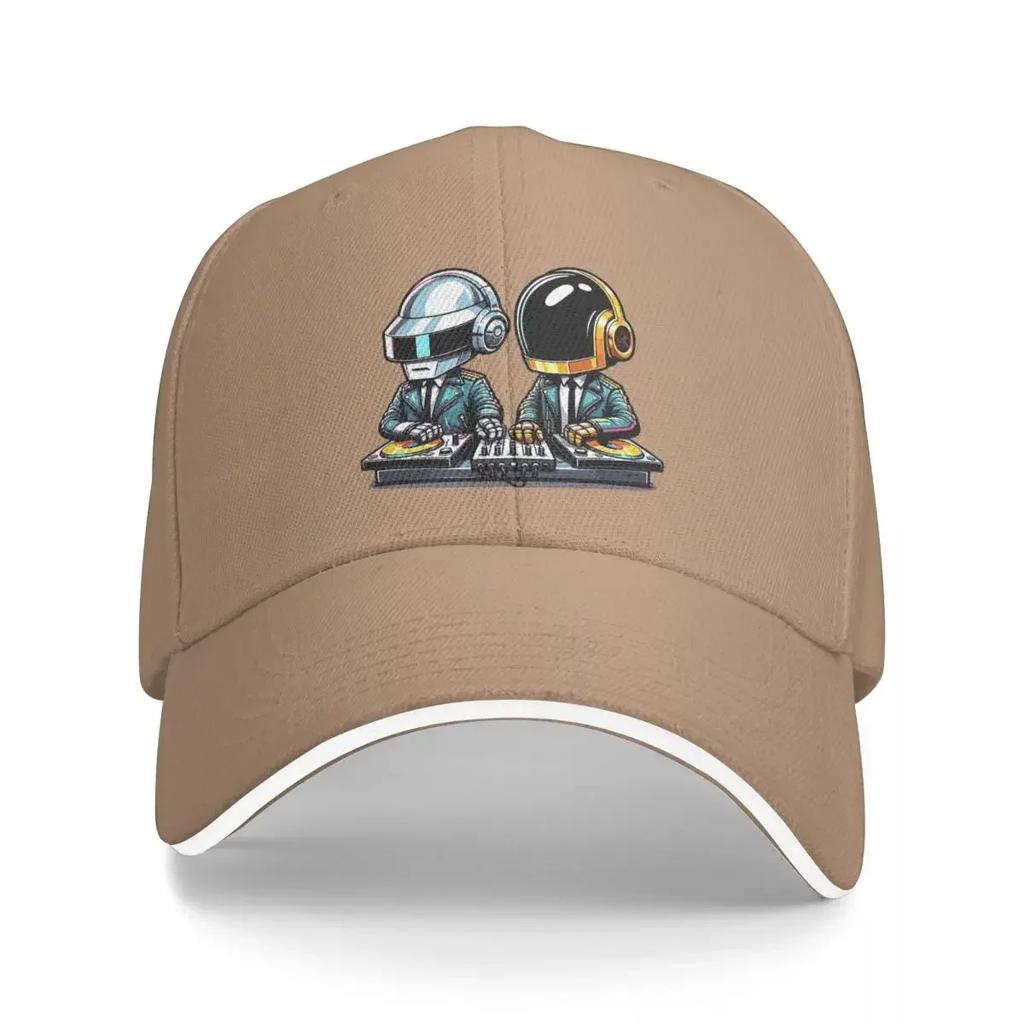 Daft Punk Hat Unisex HipHop Hats Sun Hat Golf Hats Breathable Snapback Caps Baseball Cap Summer