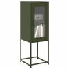 VidaXL Olive Green Buffet 36x39x107 Cm Cold-Rolled Steel, Storage Cabinet, Kitchen Storage Cabinet, Furniture of 853402