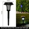 Waterproof Solar UV Mosquito Killer Stake Light, Outdoor Lawn Atmosphere Floor Lamp, Mosquito Repellent Decor Lighting for Garden Courtyard Pathway