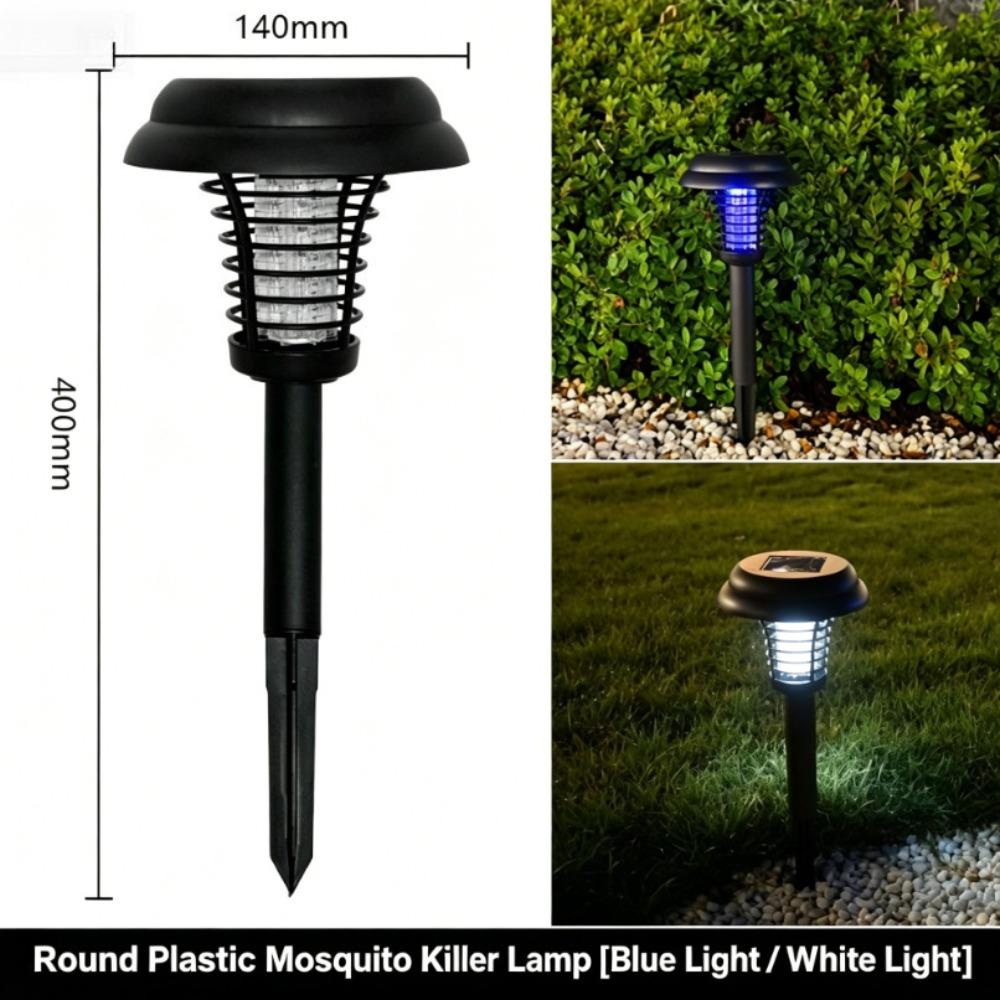 Waterproof Solar UV Mosquito Killer Stake Light, Outdoor Lawn Atmosphere Floor Lamp, Mosquito Repellent Decor Lighting for Garden Courtyard Pathway