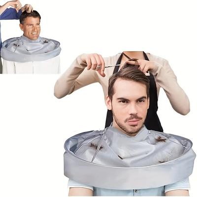 Creative DIY Apron Hair Cutting Cloak Coat Salon Barber Stylist Cape Umbrella Haircut Cloak Hairdressing Home Cleaning Protector