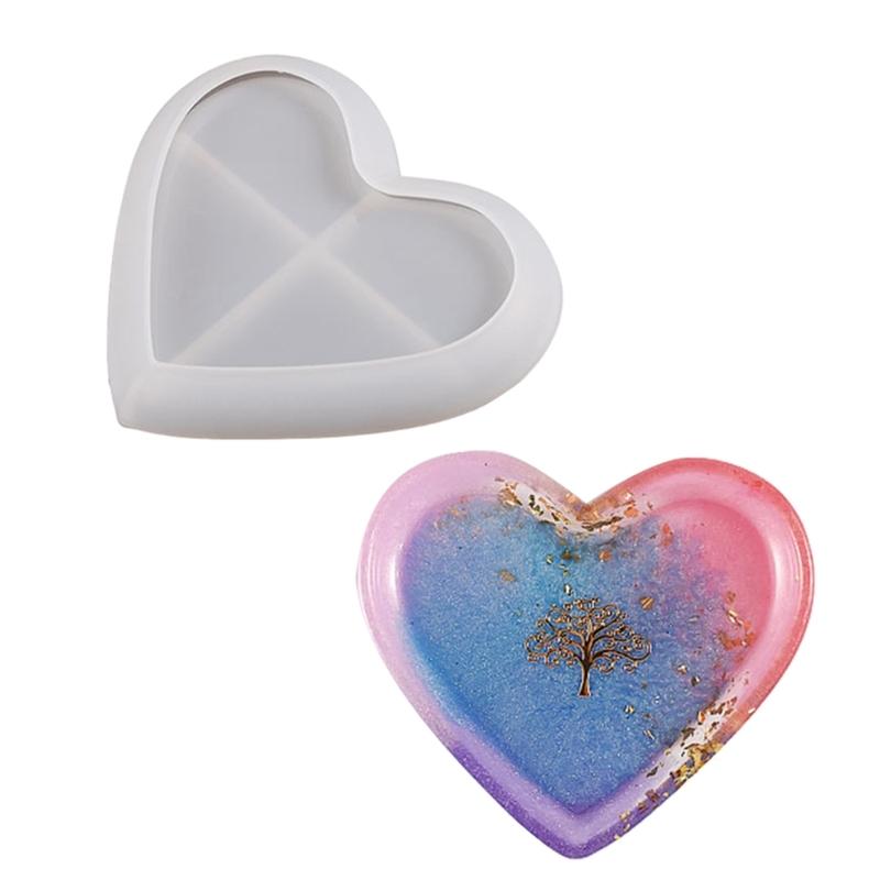 Silicone Resin Moulds Multi-shapes Resin Cup Tray Mould DIY Coaster Moulds for DIY Epoxy Resin Casting Craft Decoration