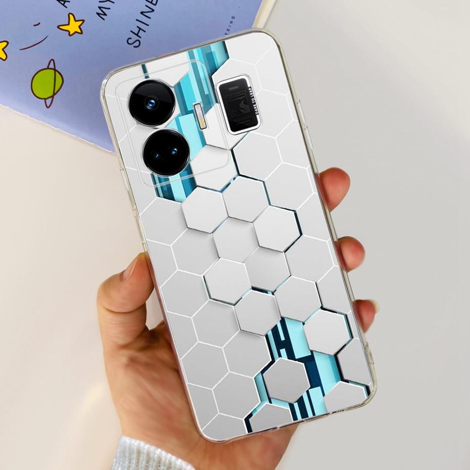 For Realme GT3 RMX3709 Cool Dragon Cartoon Phone Case For Realme GT 3 GT3 240W 5G Soft Silicone TPU Cases