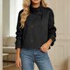 Women's Double-Breasted Jacket Short Length for Fall Winter Outerwear