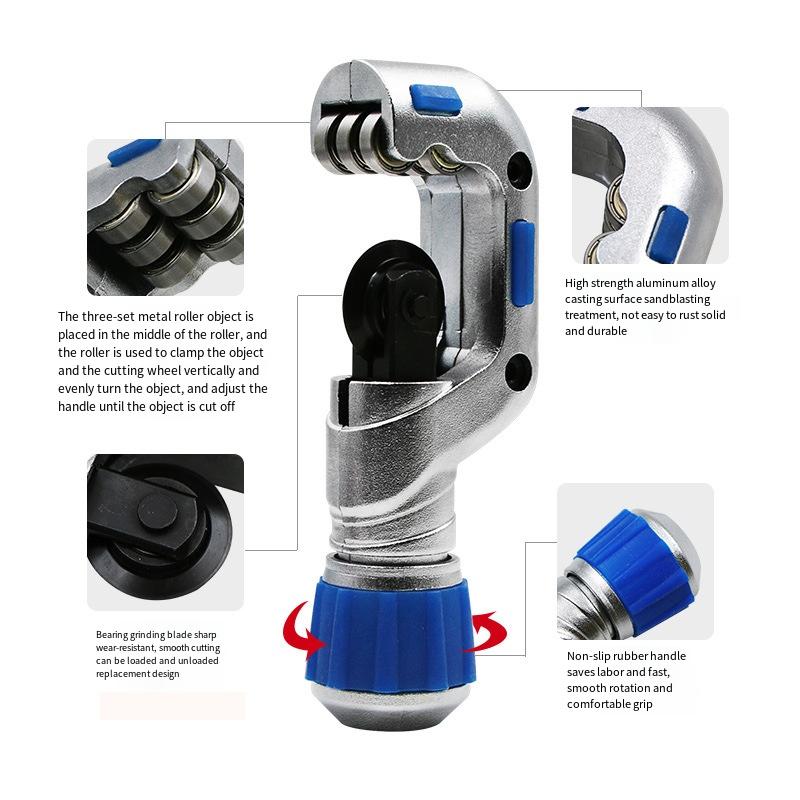 1 buc Tăietor rulmenți Tip rulment Tăietor țeavă Tăietor țeavă PVC Cupru Tăietor țeavă Tăietor țeavă Oțel inoxidabil