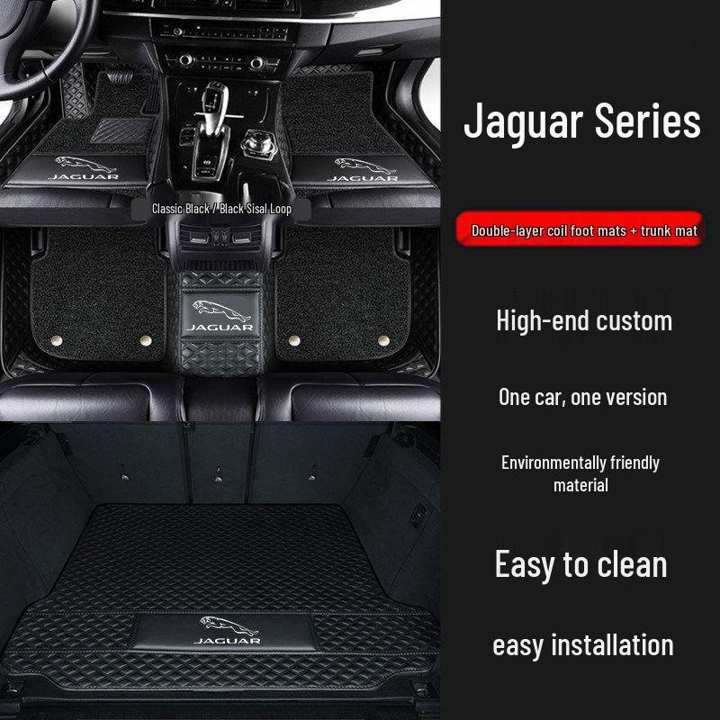 Jaguar Car Floor Mats for XFL, XEL, XJL, XF, XE, XJ, F-PACE, E-PACE Body Kits