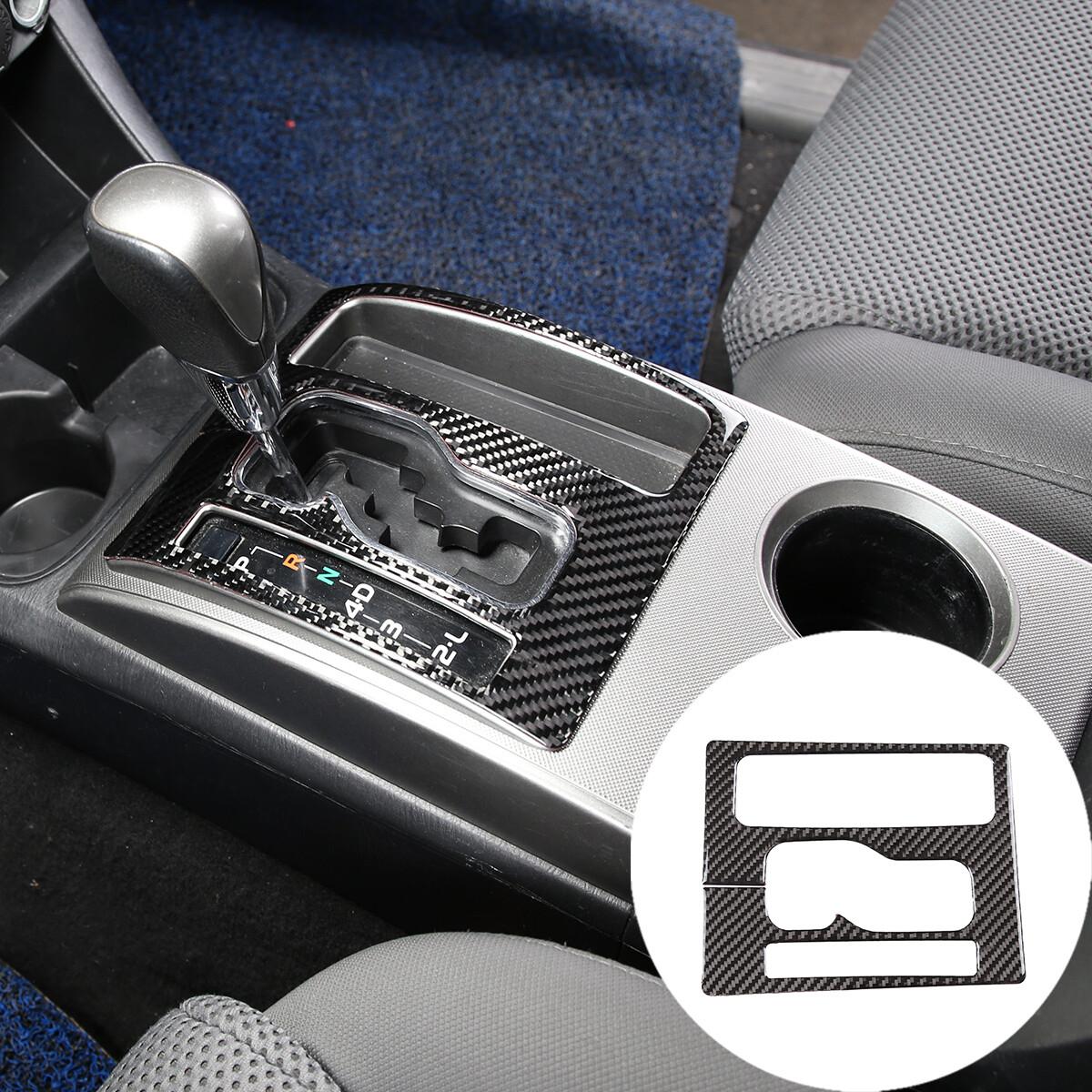 Real Carbon Fiber Center Control Gear Shift Cover Trim For Toyota Tacoma 11-15