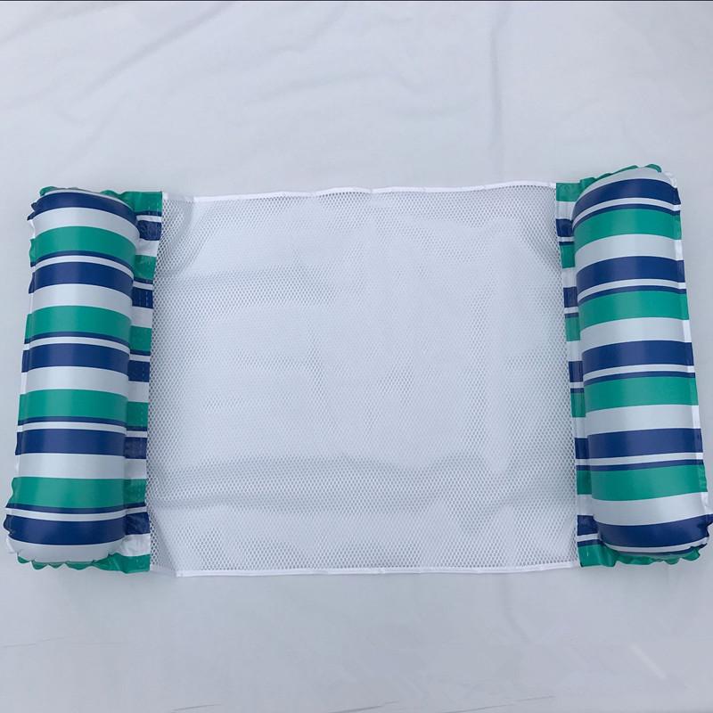 Foldable Double Color Inflatable Floating Raft For Water Fun In Outdoor Swimming Pool Eco-friendly Pvc Material 115*66cm