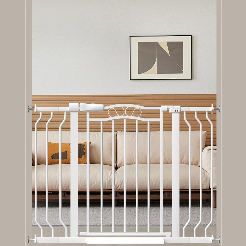 Unumum Baby Szerokość Instalacji Zwierzę Automatyczne Drzwi Wysokość Naprężenia 78cm Bramka, 75-110cm, Biały, Bramka, Pies, Zamek, Bez Barier, Bramka, Schody, Otwór,